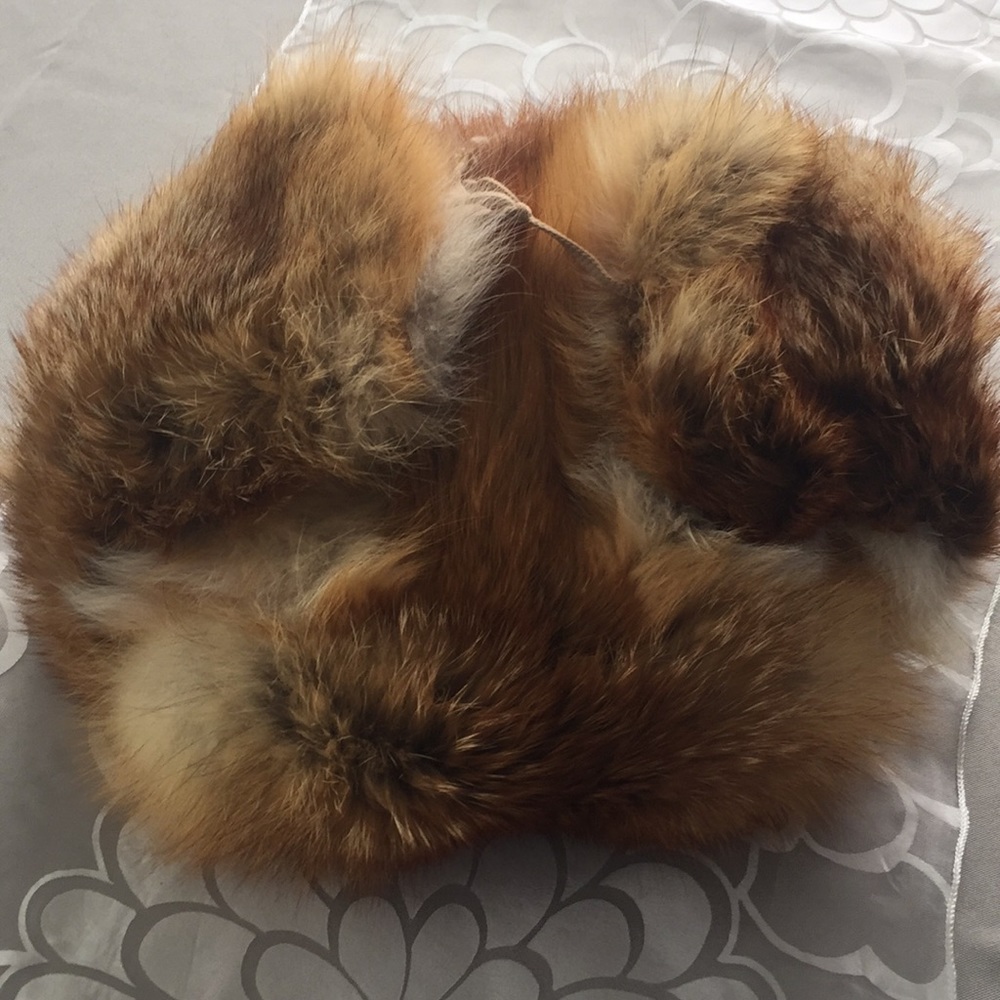 Fox hat with ear flaps